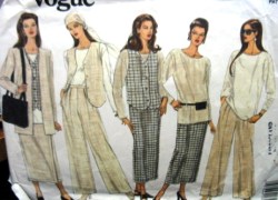 1174 EZ Vogue JACKET, TUNIC, VEST, SKIRT, PANTS PATTERN 8-12 or 14-18 choice